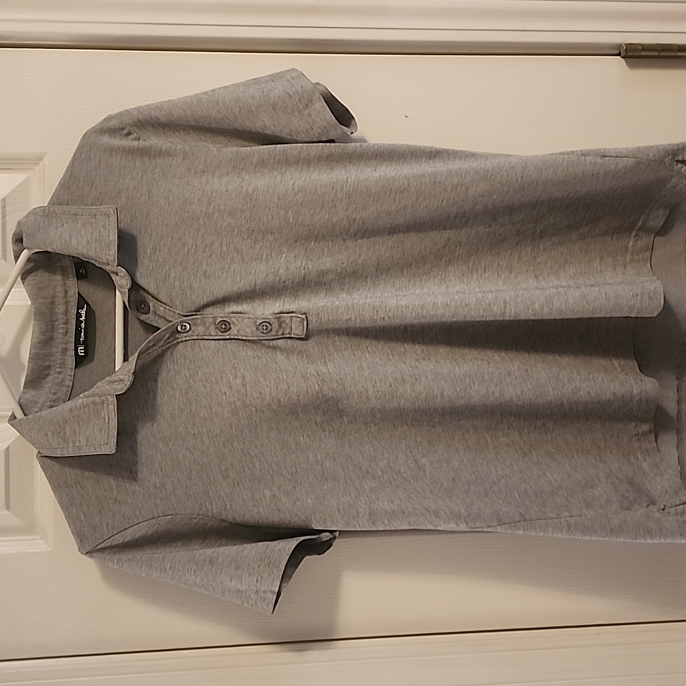 Women's Travis Mathew Light Gray Polo Shirt Size XL